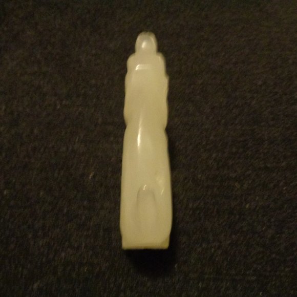 VINTAGE STONE CARVED SMALL DOG 40S OR 50S - Picture 4 of 8